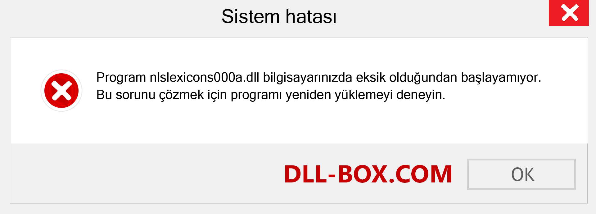 nlslexicons000a.dll dosyası eksik mi? Windows 7, 8, 10 için İndirin - Windows'ta nlslexicons000a dll Eksik Hatasını Düzeltin, fotoğraflar, resimler